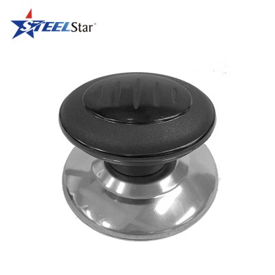 Hot sales stainless steel bakelite knob for tempered glass lid