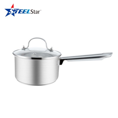 Professional Stainless steel  Saucepan with Cover, 16/18cm, Stainless Steel milk pot