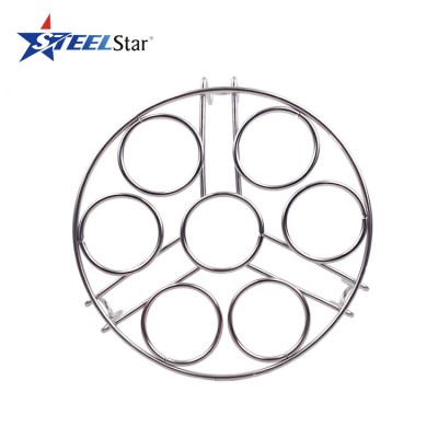 stainless steel round universal Egg rack customizable