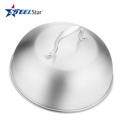 Amazon hot sale Stainless Steel Cheese Melting Dome Pot basting wok Cover