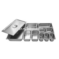 All size food container stainless steel GN pan with lid for hot selling