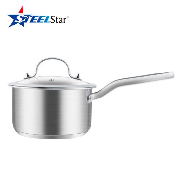 Professional Stainless steel  Saucepan with Cover, 16/18cm, Stainless Steel milk pot