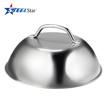 Cheese Melting Dome Stainless Steel Griddle Grill Accessories Steaming Cover