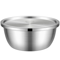 Factory price stainless steel mixing bowl 18/10 colander washing bowl with lid